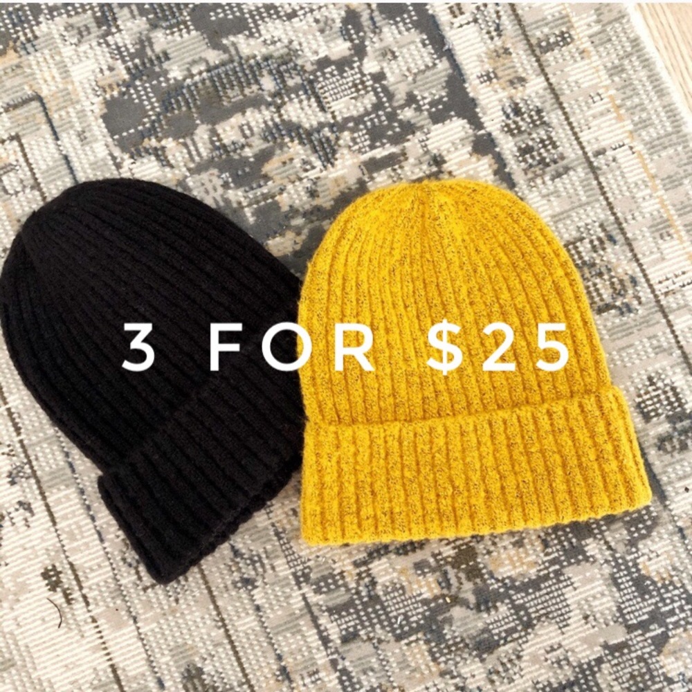 3 FOR $25 Two NWOT tuques